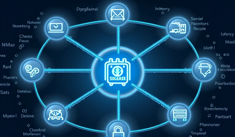 Ilustración de personas conectadas por líneas de datos, mostrando un intercambio de información seguro y controlado.